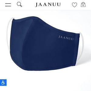 Jaanuu Face Masks. Navy (Estate Blue). Pack of 5.